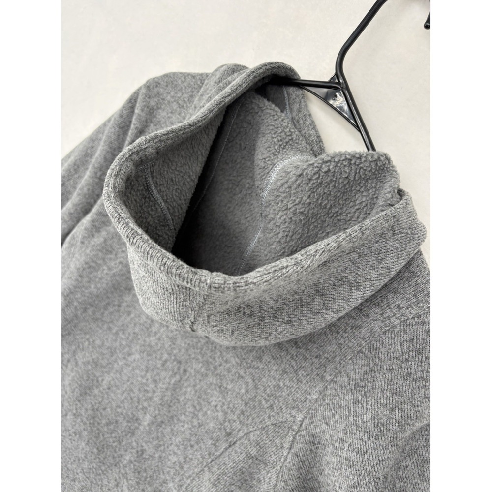 North Face Crescent Hooded Pullover Grey Fleece Toggle Hoodie Womens M NF0A33RB - Picture 7 of 16